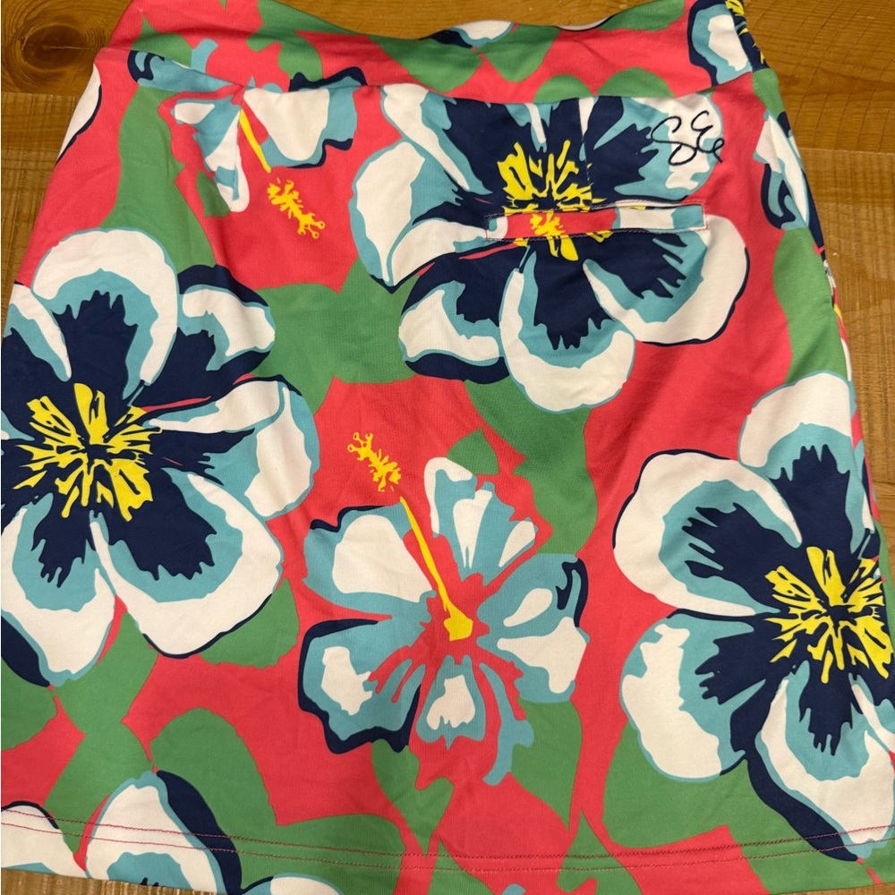 Sydney Elizabeth Floral golf althetic skirt skort NWT - Picture 7 of 10